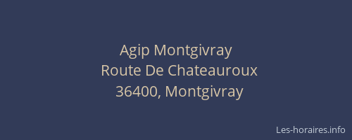 Agip Montgivray