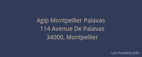 Agip Montpellier Palavas
