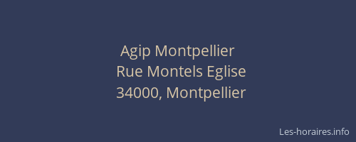 Agip Montpellier