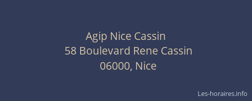 Agip Nice Cassin