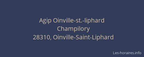 Agip Oinville-st.-liphard