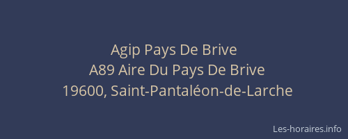 Agip Pays De Brive