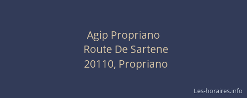 Agip Propriano