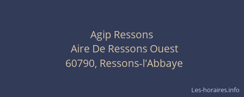 Agip Ressons