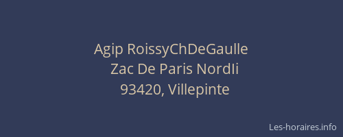 Agip RoissyChDeGaulle