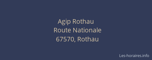 Agip Rothau