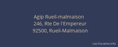 Agip Rueil-malmaison