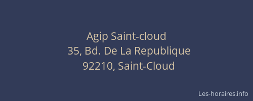 Agip Saint-cloud
