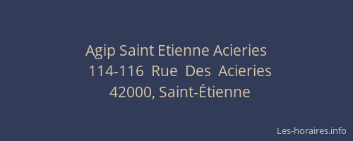 Agip Saint Etienne Acieries