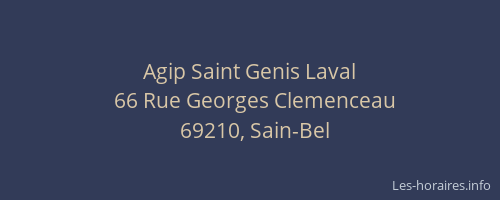 Agip Saint Genis Laval