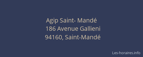 Agip Saint- Mandé
