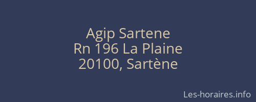 Agip Sartene