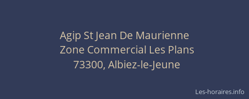 Agip St Jean De Maurienne