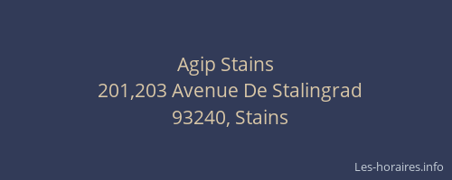 Agip Stains