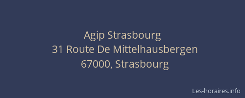 Agip Strasbourg