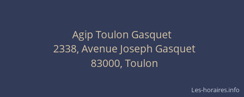 Agip Toulon Gasquet