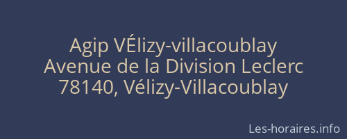 Agip VÉlizy-villacoublay