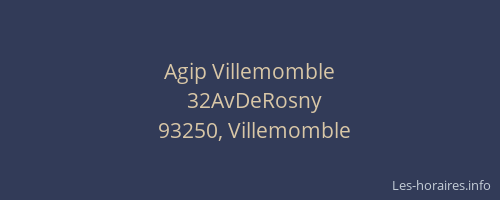 Agip Villemomble