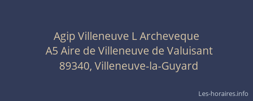 Agip Villeneuve L Archeveque