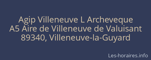 Agip Villeneuve L Archeveque