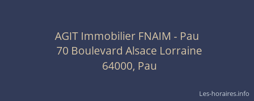 AGIT Immobilier FNAIM - Pau