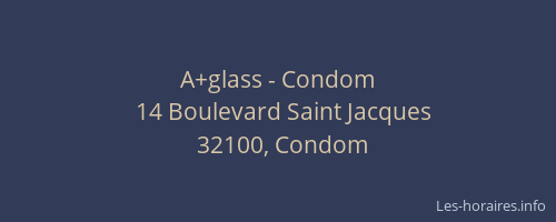 A+glass - Condom
