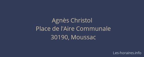 Agn&egrave;s Christol
