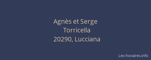 Agn&egrave;s et Serge