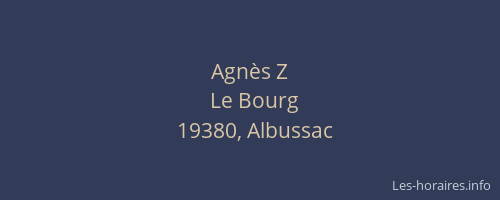 Agn&egrave;s Z