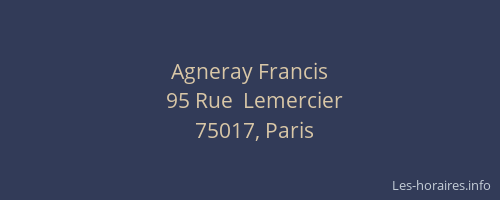 Agneray Francis