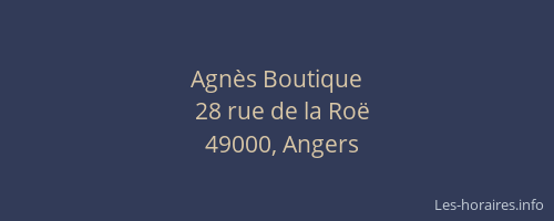 Agnès Boutique
