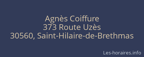 Agnès Coiffure