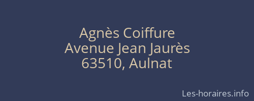 Agnès Coiffure