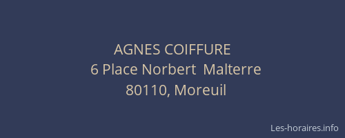 AGNES COIFFURE