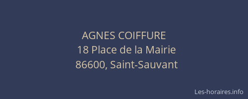 AGNES COIFFURE