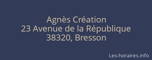 Agnès Création