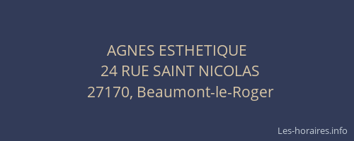 AGNES ESTHETIQUE
