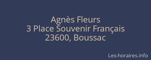 Agnès Fleurs