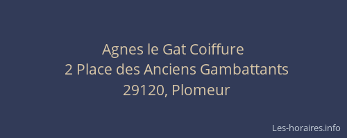 Agnes le Gat Coiffure