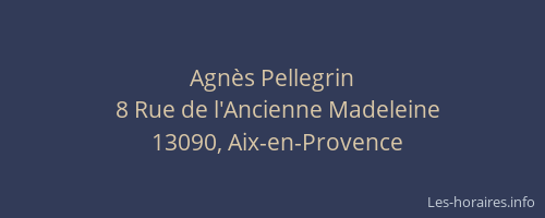 Agnès Pellegrin