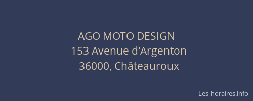 AGO MOTO DESIGN