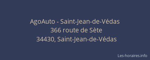 AgoAuto - Saint-Jean-de-Védas