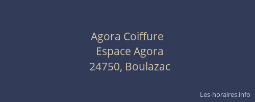 Agora Coiffure