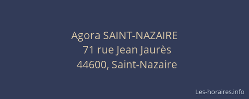 Agora SAINT-NAZAIRE