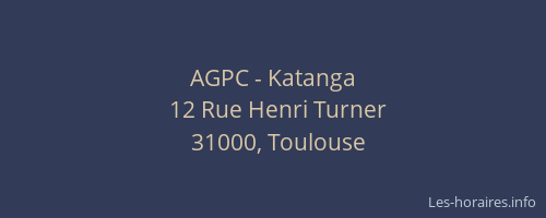 AGPC - Katanga