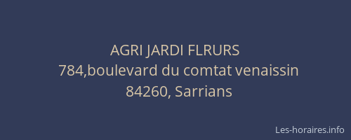 AGRI JARDI FLRURS