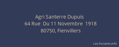 Agri Santerre Dupuis