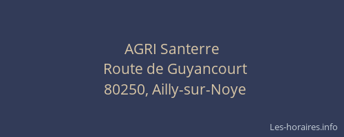 AGRI Santerre