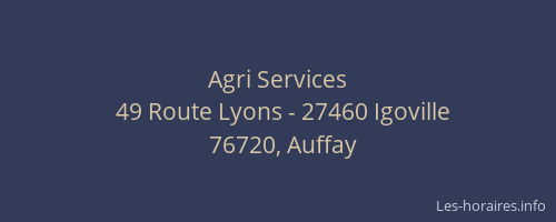 Agri Services