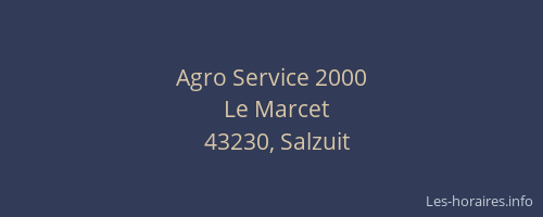 Agro Service 2000